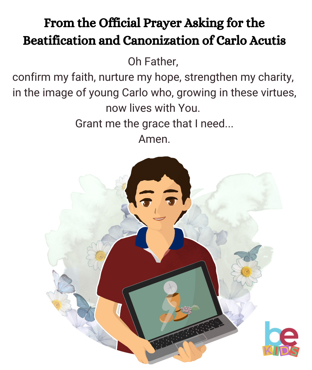 Blessed carlo acutis bekids