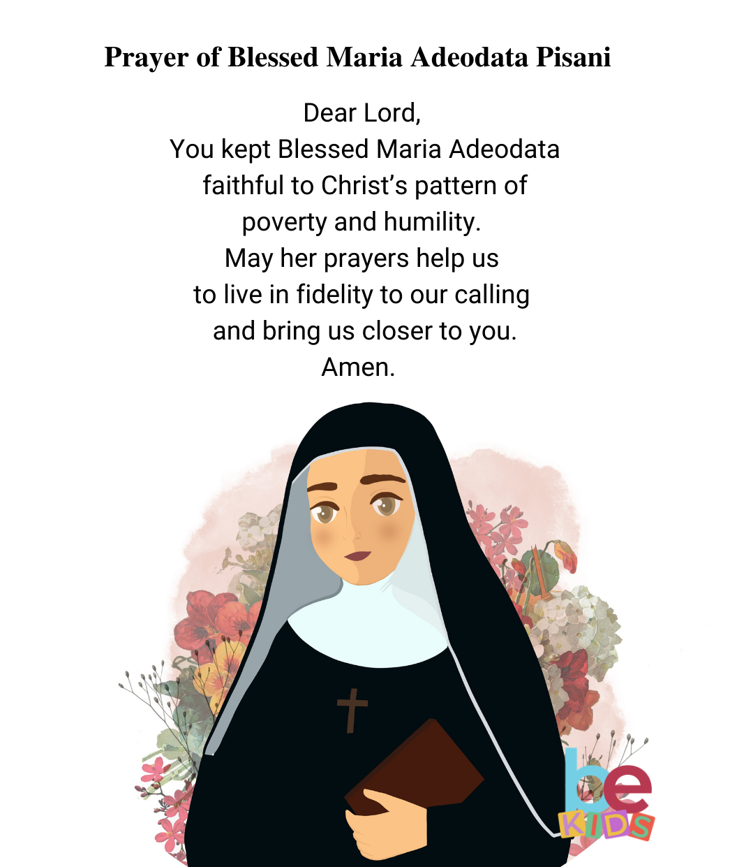 Blessed Maria Adeodata Pisani - BeKids