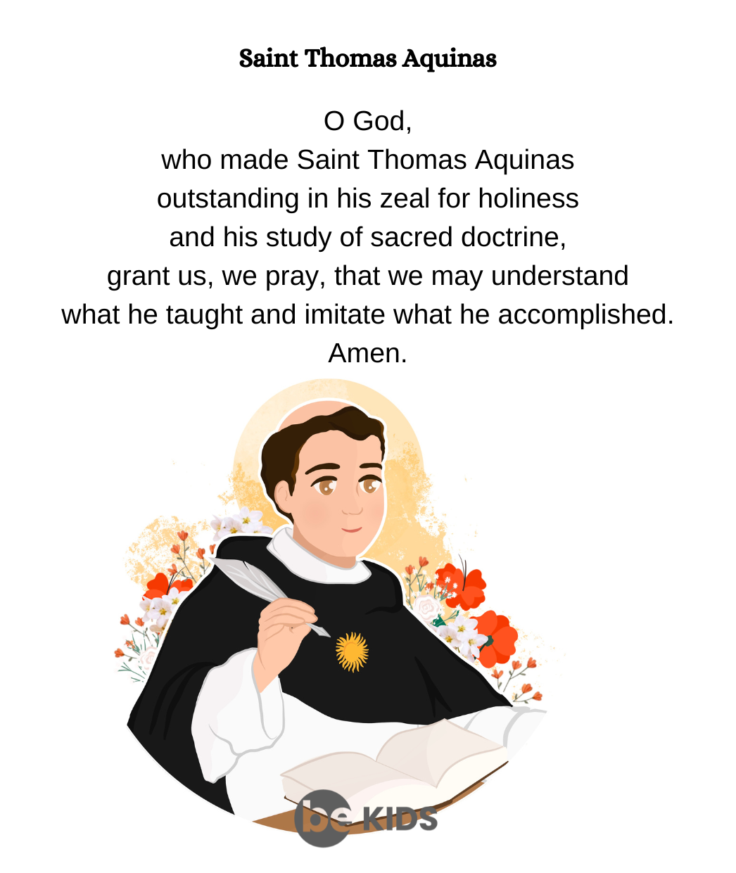 Saint Thomas Aquinas - BeKids